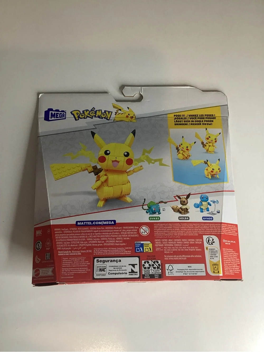 NWT Mega Pokémon Picachu Figure building& Show  Blocks 7+ Mattel Toy Set